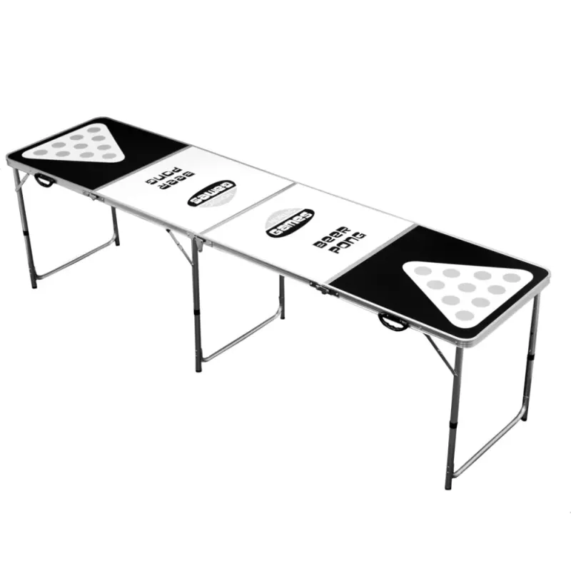 Nordic Games Beer Pong Table Inkl 24 Krus 24 Bolde 240x60 Cm 809-036