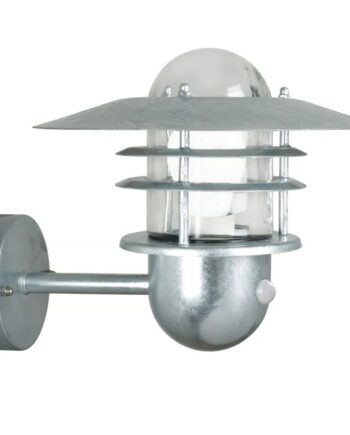 Nordlux Agger Sensor Væglampe Galvaniseret Stål