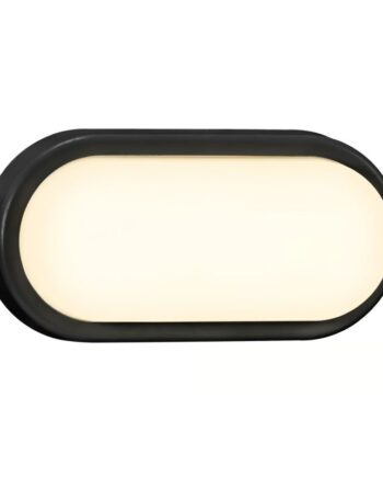 Nordlux Cuba Outdoor Energy Oval Væglampe Sort