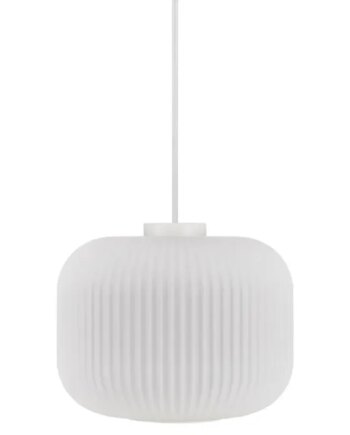 Nordlux Milford 30 Pendel Opal Hvid