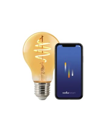 Nordlux Smart E27 A60 Deco 2200 Kelvin 380 Lumen Pære Ravfarvet