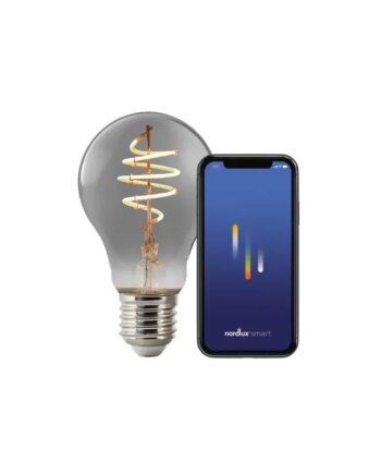 Nordlux Smart E27 A60 1800 Kelvin 100 Lumen Pære Røgfarvet