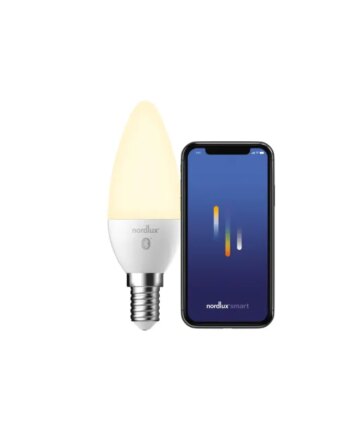 Nordlux Smart E14 C35 2700 Kelvin 380 Lumen Pære Hvid