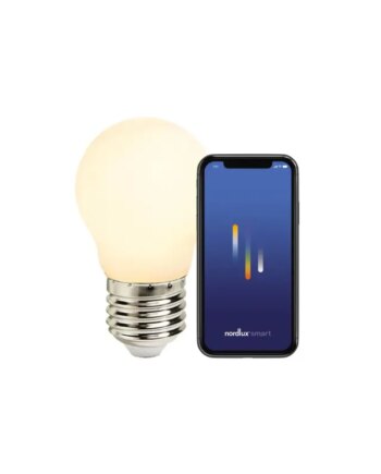 Nordlux Smart E27 G45 2200-6500 Kelvin 560 Lumen Pære Hvid