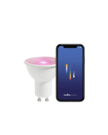 Nordlux Smart Gu10 Colour 2200-6500 Kelvin 380 Lumen Pære Hvid