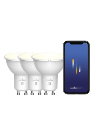 Nordlux Smart Gu10  -pack Par16 2200-6500 Kelvin 10-420 Lumen Pære Hvid