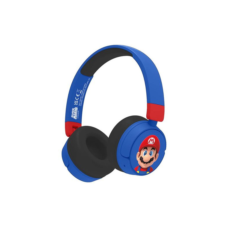 Otl Super Mario Headphone On-ear Kids Wireless 85 95db Børne Hovedtelefoner