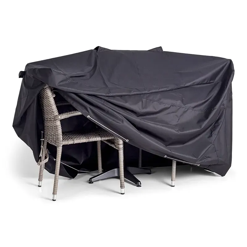Overtræk Til Cafesæt Polyester Sort   165x95x85cm