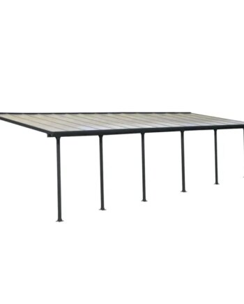 Palram Canopia Feria Terrasseoverdækning Sampak 25   M2  Antracitgrå 540-060