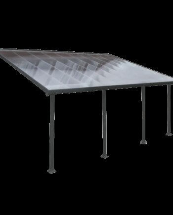 Palram Canopia   Feria Terrasseoverdækning 4x6 06    Antracitgrå 540-145