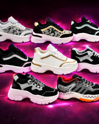 60 Par Mix Chunky Sneakers