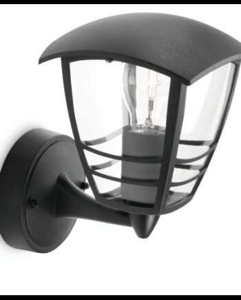 Philips Creek Væglampe  Sort 1x60w 24cm