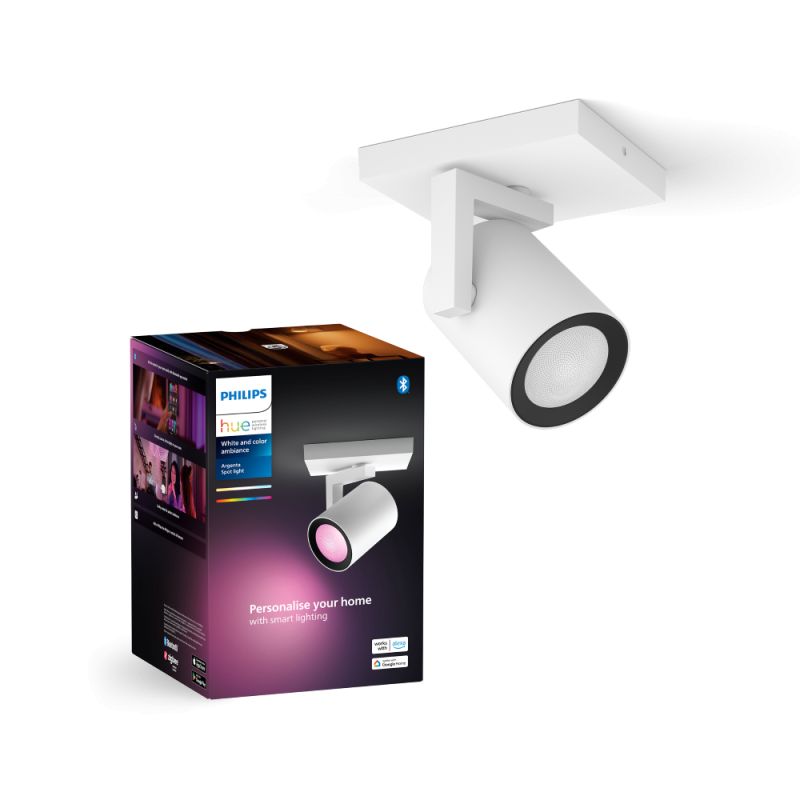 Philips Hue Argenta Single Spot Hvid 1x4 2w Spot White Color Ambience