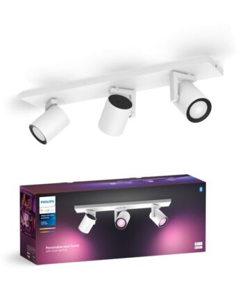 Philips Hue Argenta Plate Spiral Hvid 3x4 2w Spot White Color Ambience