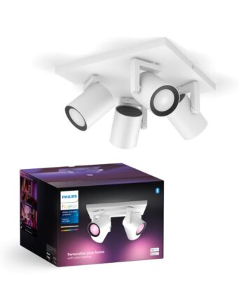 Philips Hue Argenta Plate Spiral Hvid 4x4 2w Spot White Color Ambience