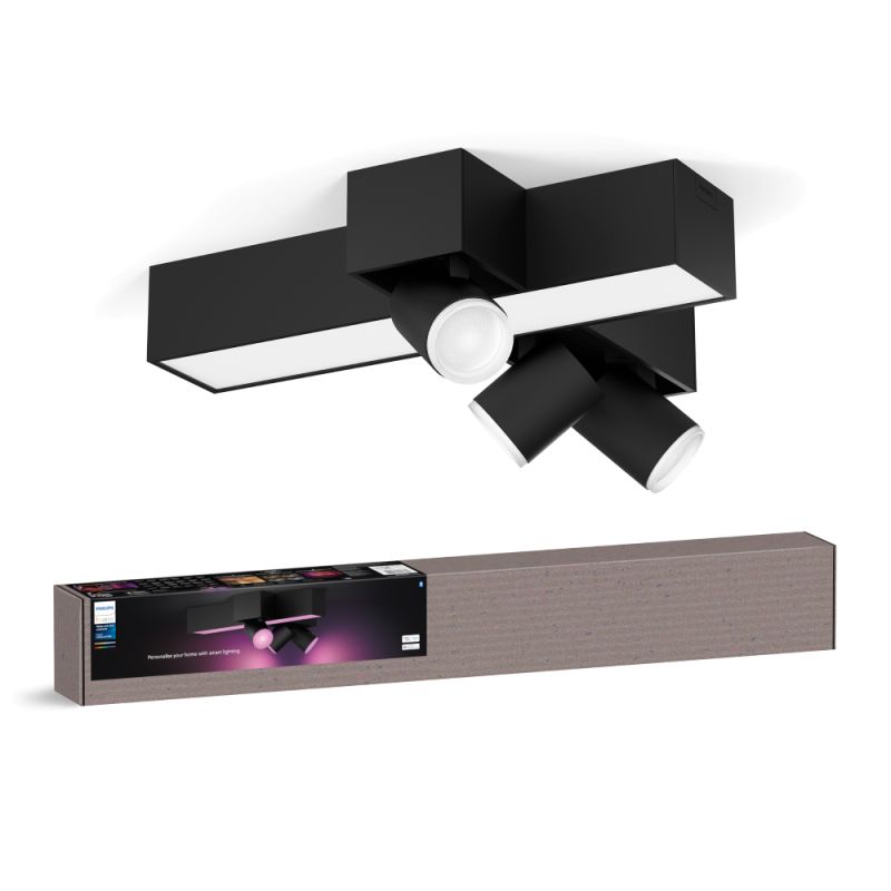 Philips Hue Centris Hue Cross  -spot Sort V2 Spot White Color Ambience