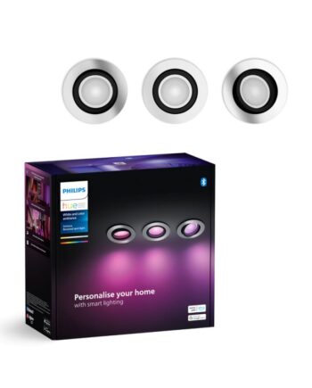 Philips Hue Centura Hue Recessed    Aluminium 3x4 2w Spot White Color Ambience