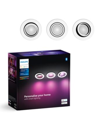 Philips Hue Centura Hue Recessed    Hvid 3x4 2w Spot White Color Ambience