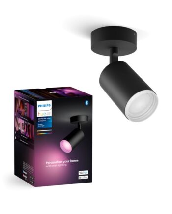Philips Hue Fugato Single Spot Sort 1x4 2w Spot White Color Ambience