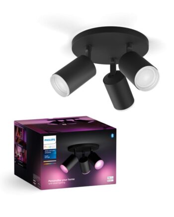 Philips Hue Fugato Plate Spiral Sort 3x4 2w Spot White Color Ambience