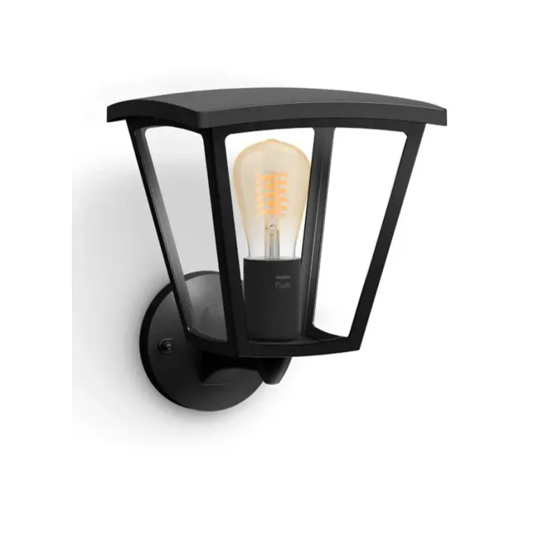 Philips Hue Inara Hue   Fil Eu Wall Lantern Black White