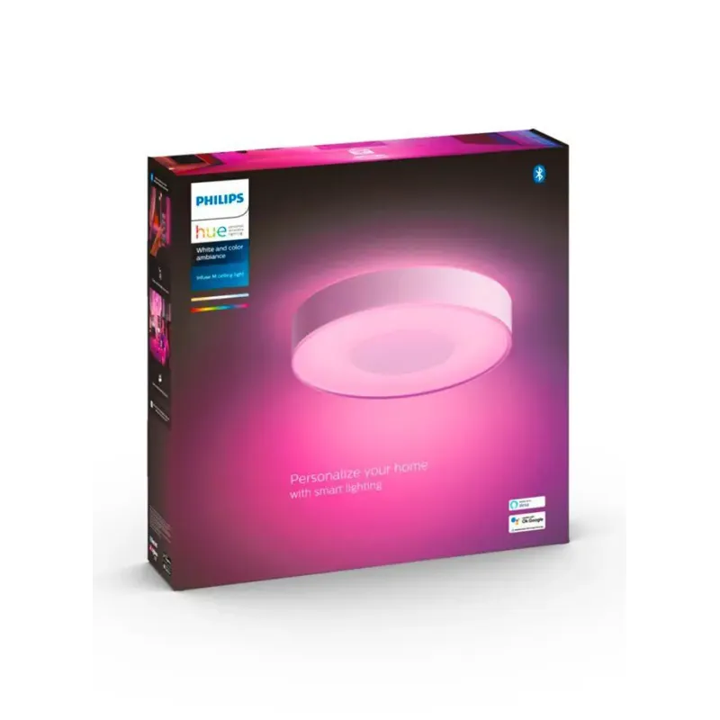 Philips Hue Infuse   Hue Ceiling Lamp White White Color Ambience