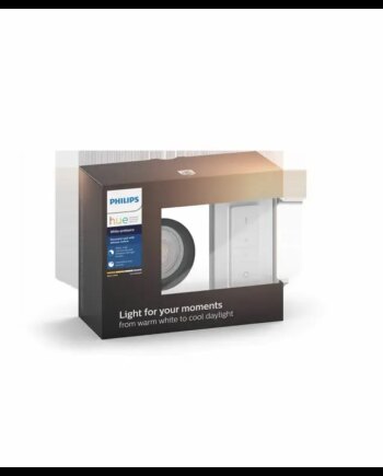 Philips Hue Milliskin Indbygningsspot Aluminium 1x5 5w 230v Med Fjernbetjening Firkantet