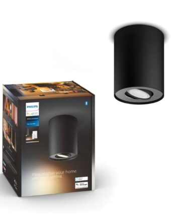 Philips Hue Pillar Hue Single Spot Sort 1x4 2w Spot White Ambiance