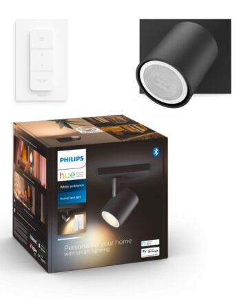 Philips Hue Runner Hue Single Spot Sort 1x4 2w Spot White Ambiance