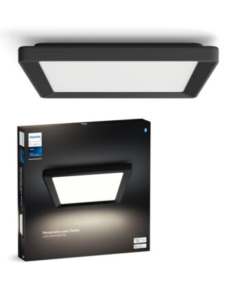 Philips Hue Tento Hue   Slim Loftlampe Sq   Sort Loftlampe White