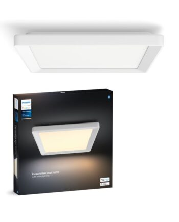 Philips Hue Tento Hue Wa Slim Loftlampe Sq   Hvid Loftlampe White Ambiance