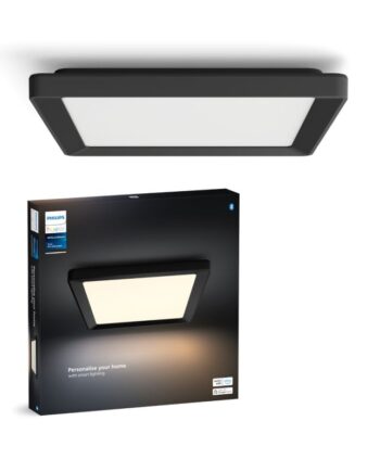 Philips Hue Tento Hue Wa Slim Loftlampe Sq   Sort Loftlampe White Ambiance