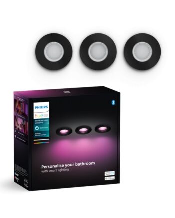 Philips Hue Xamento Hue Recessed Sort 3x4 2w Spot White Color Ambience