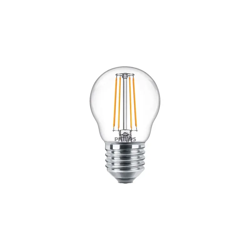Philips Ledclassic Krone Filament  40w  E27  Varm Hvid  Klar Ikke Dæmpbar   -stk  8718699665609