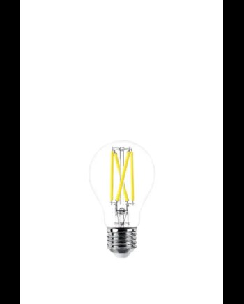 Philips Led Pære 60w   Pak Std E27  Klar  Varmglød Dæmp 929003010301