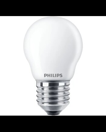 Philips Led Pære 40w   Pak Krone E27  Mat  Varmglød Dæmp