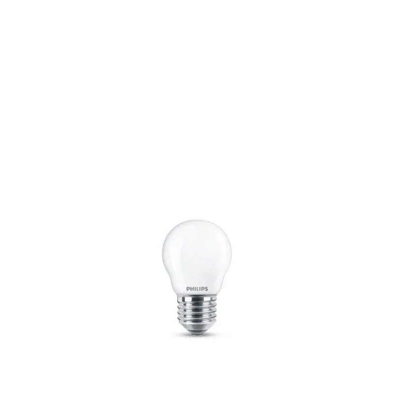 Philips Led Glas Krone 60w E27 Varm Hvid Mat Ikke Dæmpbar Stk 8718699648862