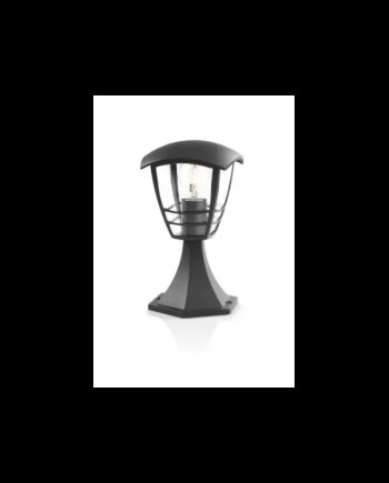 Philips Creek Stander- Søjlelampe  Sort 1x60w   30cm