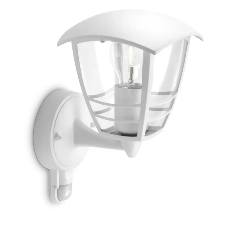 Philips Mygarden Creek Væg Lanterne Hvid 1x60w 230v 8718291443612