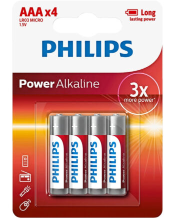 Philips Power Alkaline Aaa   Lr03p4b-10