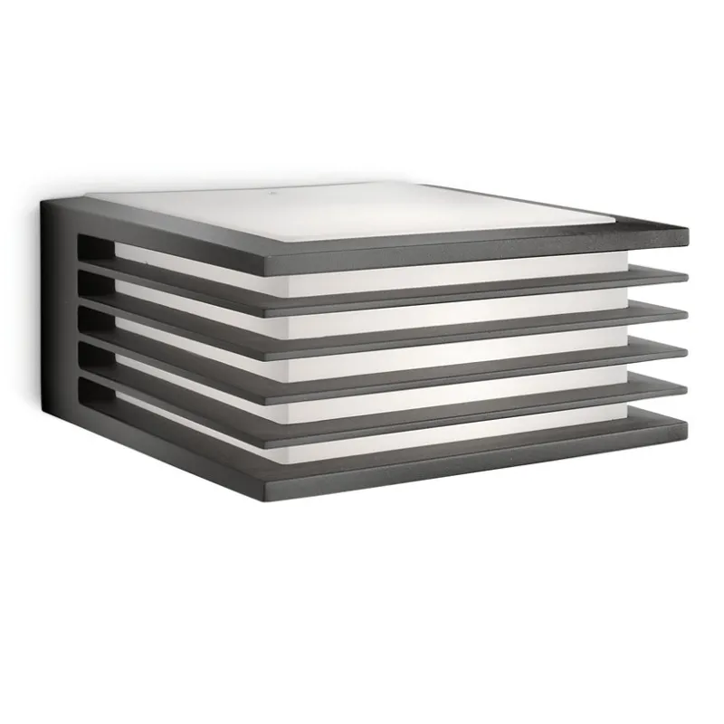Philips Shades Mygarden Væglampe Antracit Aluminium 1x42w 230v