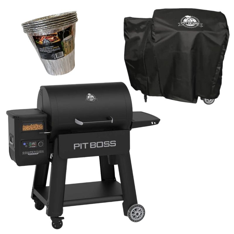 Pitboss Competition Series 1250 Træpillegrill Inkl Betræk Og Fedtspande
