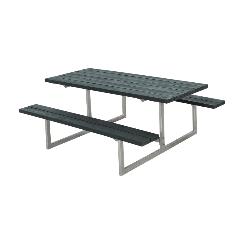 Plus Basic Bord Bænkesæt 177 Cm Retex Grå 185810-38