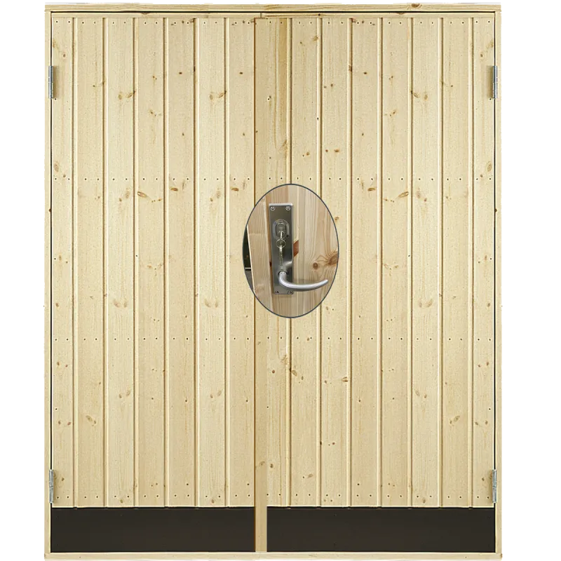 Plus Dbl  Udhusdør Panel Inkl  Karm Montagesæt Hu 151     197   Cm  393580-