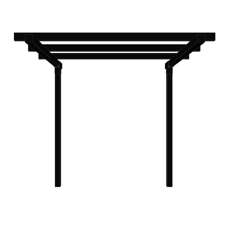 Plus Dobbelt Pergola Modul Forlænger 188x238x226 179095-15