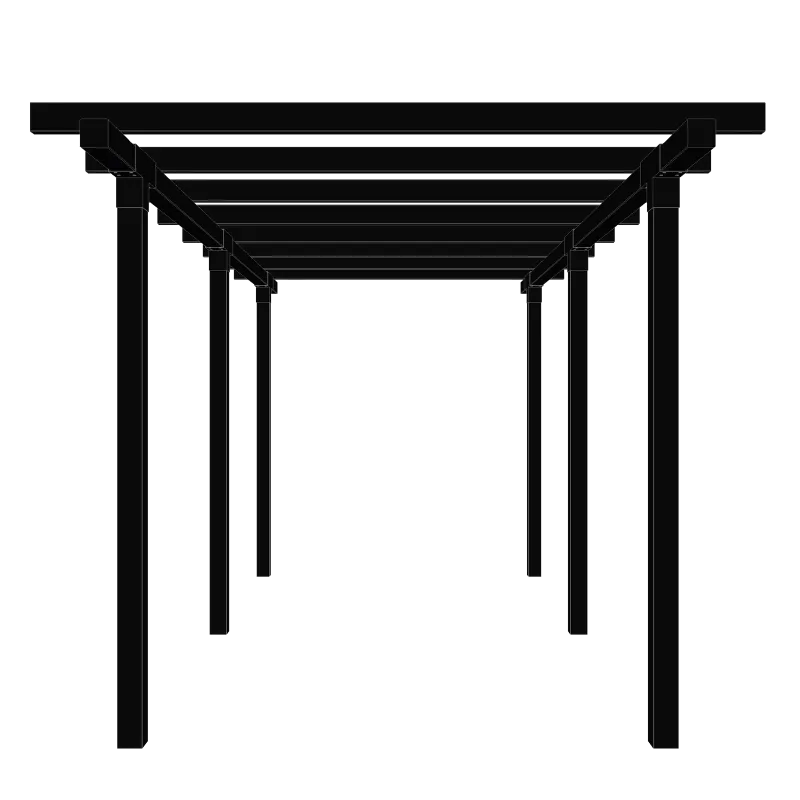Plus Dobbelt Pergola Moduler 476x238x226 179094-15