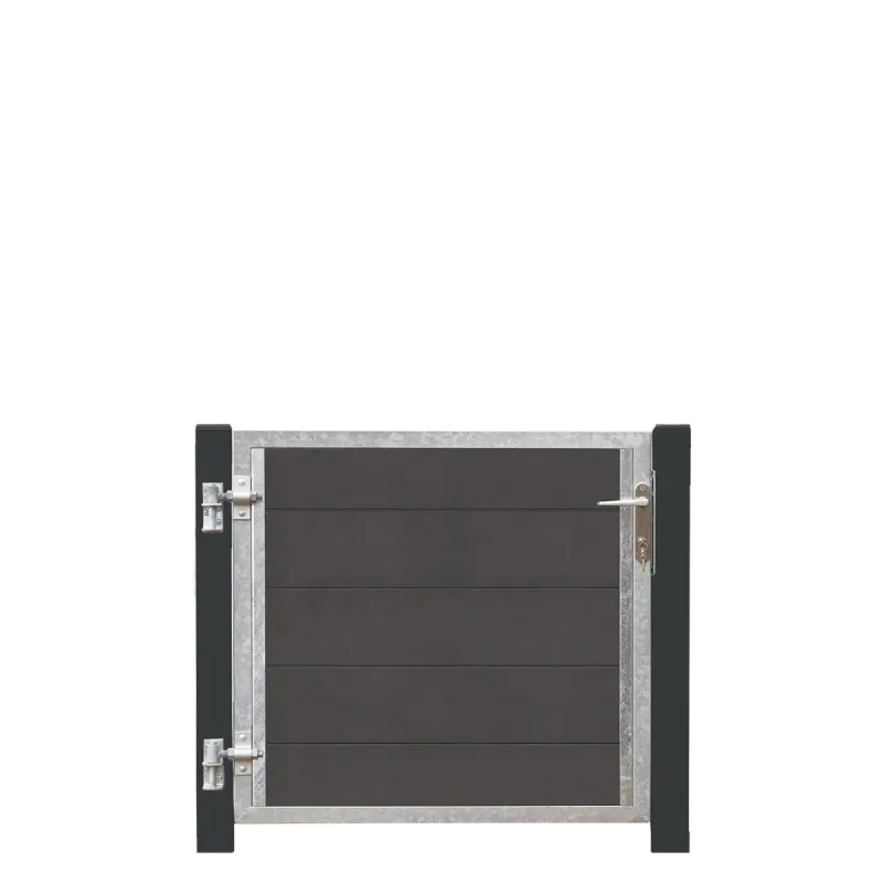 Plus Futura Kompositlåge Vi 99ã 91 Cm Cm   16 Cm Gråsorte Stålstolper 17567-21