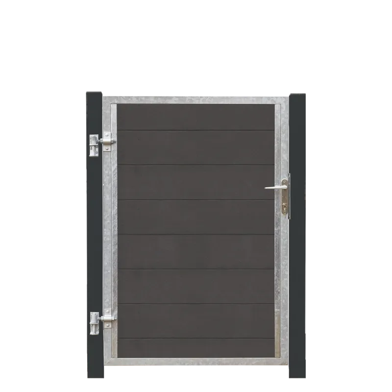 Plus Futura Kompositlåge Vi 99ã 145 Cm   16 Cm Gråsorte Stålstolper 17563-21