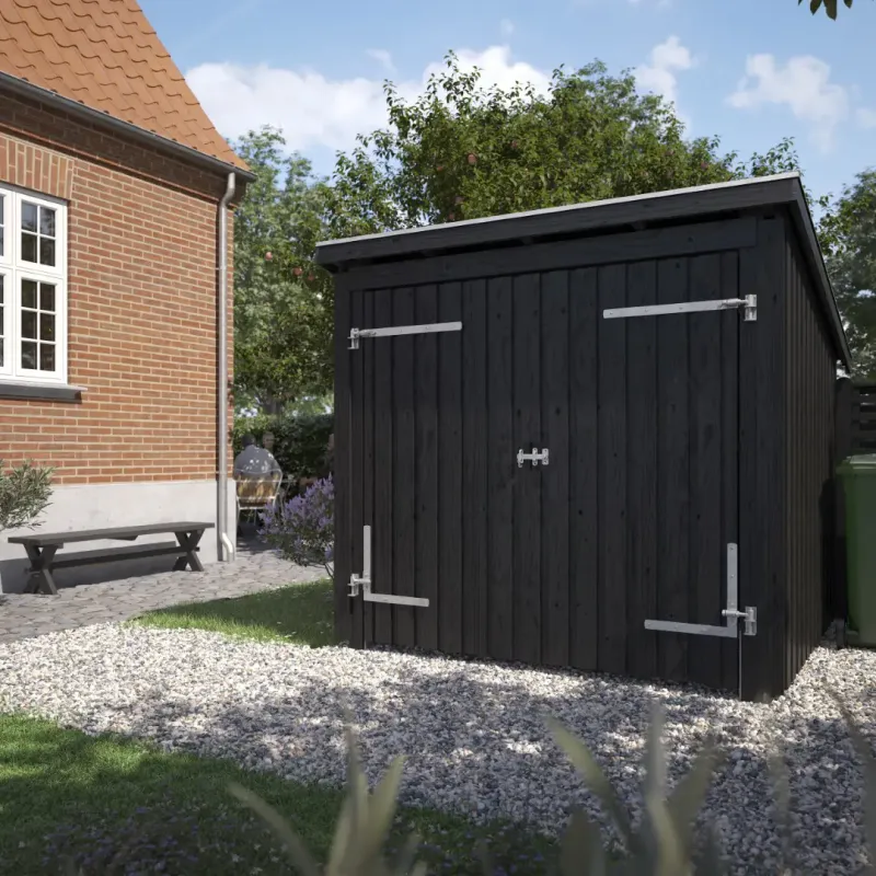 Plus Nordic Cykelskur   Mâ    Modul   Dobbeltdør 168560-