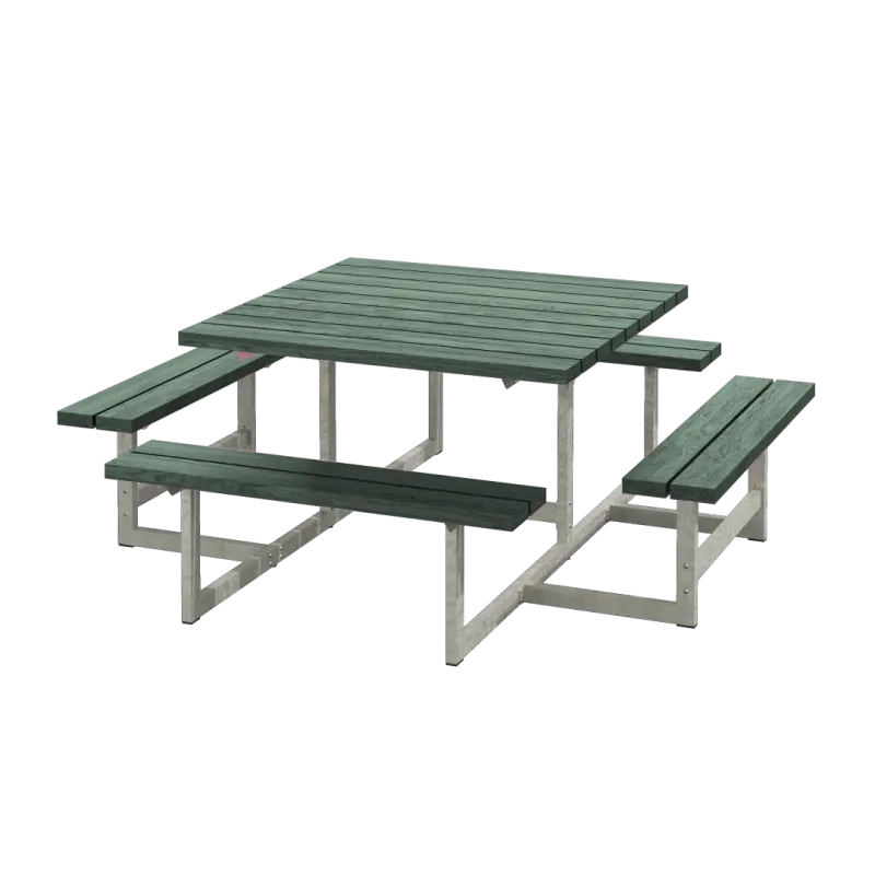 Plus Picnic Bord Bænkesæt 200 Cm Retex Grøn 188810-31